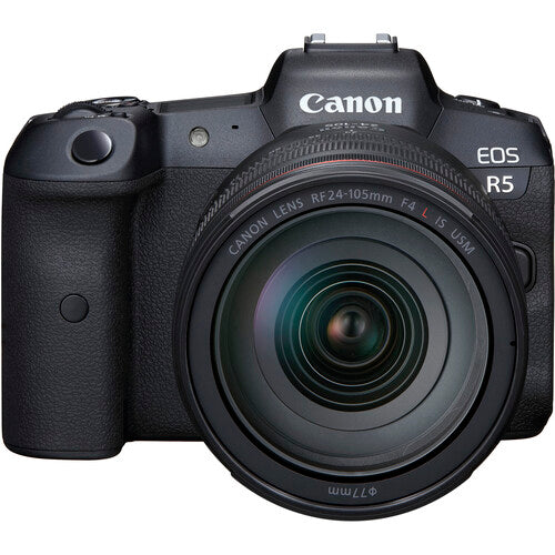 Canon EOS R5 Mirrorless Camera with 24-105mm f/4L Lens - Photo-Video - Canon - Helix Camera 