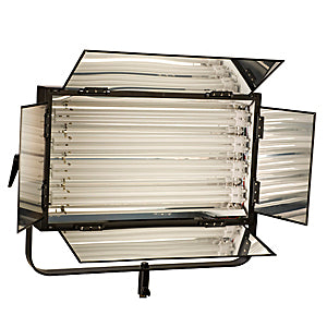 Smith-Victor FLO-220 Dimmable 4-tube 220-watt fluorescent light bank w/ barndoors - Lighting-Studio - Smith-Victor - Helix Camera 