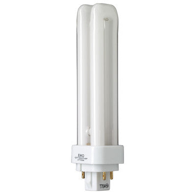 Eiko 18W Quad-Tube 5000K G24q2 4 Pin Base Fluorescent Light Bulb QT18/50-4P - Lighting-Studio - Eiko Bulb - Helix Camera 