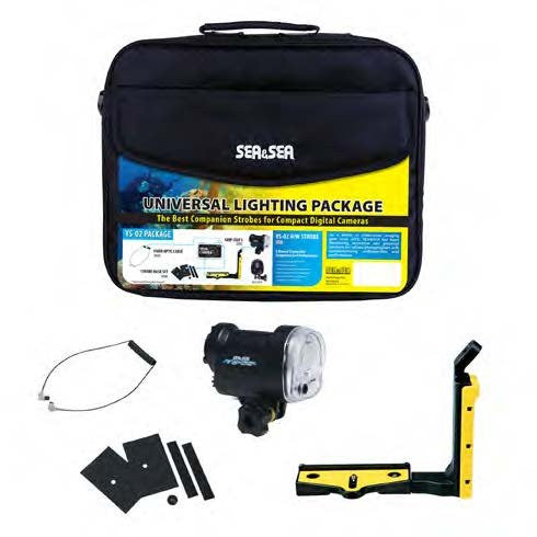 Sea & Sea YS-02 Universal Lighting Package with Soft Bag -  - Sea & Sea - Helix Camera 