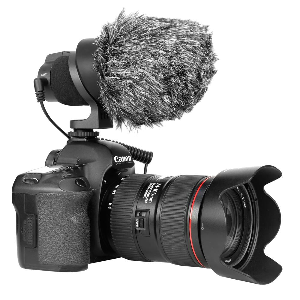 Saramonic CamMic-WS Slide-On Furry Windscreen for the Saramonic CamMic - Audio - Saramonic - Helix Camera 