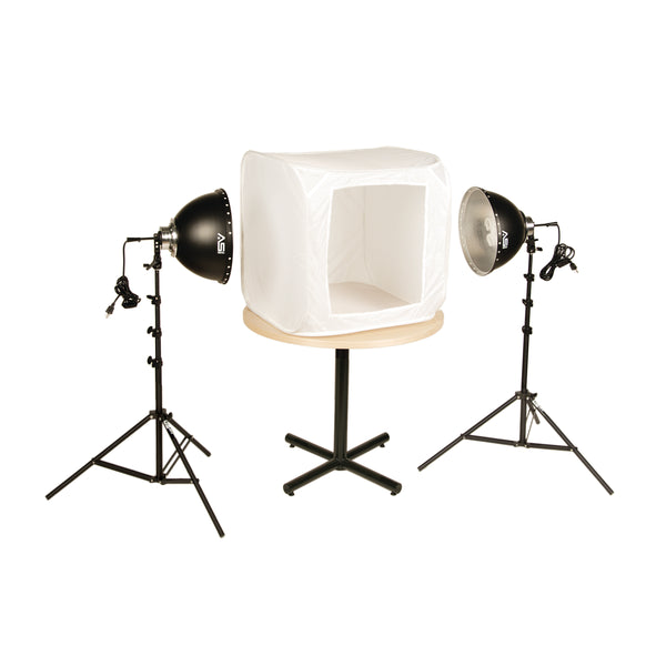 Smith-Victor FLB-2 KIT – 2-Light Fluorescent 700-Watt 28 IN. Light Tent Kit - Lighting-Studio - Smith-Victor - Helix Camera 