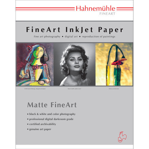 Hahnemuhle Photo Rag 308gsm - 17" x 22"   25 Sheets - Print-Scan-Present - Hahnemuhle - Helix Camera 