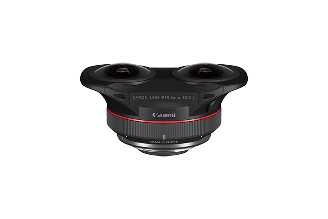 Canon RF 5.2mm f/2.8L Dual Fisheye 3D VR - Helix Camera 