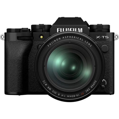 Fujifilm X-T5 Mirrorless Camera with 16-80mm F/4 - Black - Helix Camera 